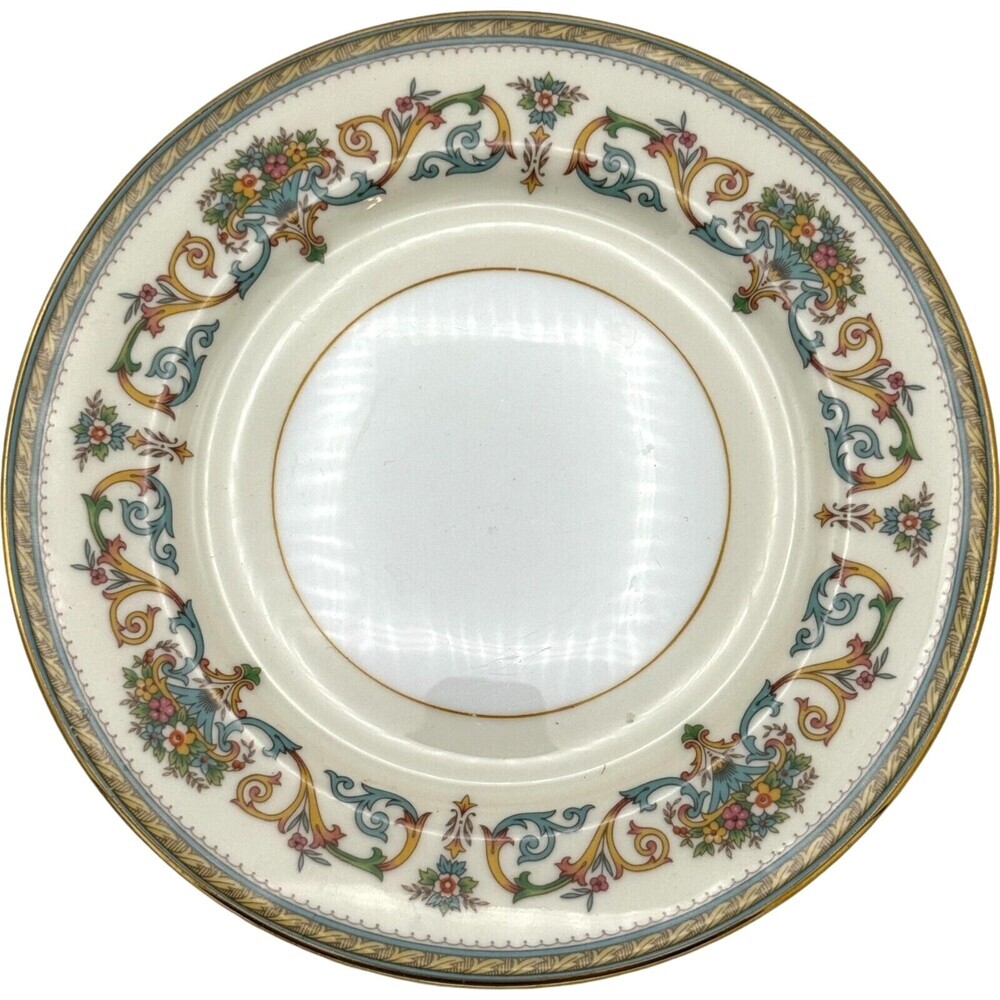 Aynsley Henley 6 in Side Plate Bone China Floral Gold Trim Made in England